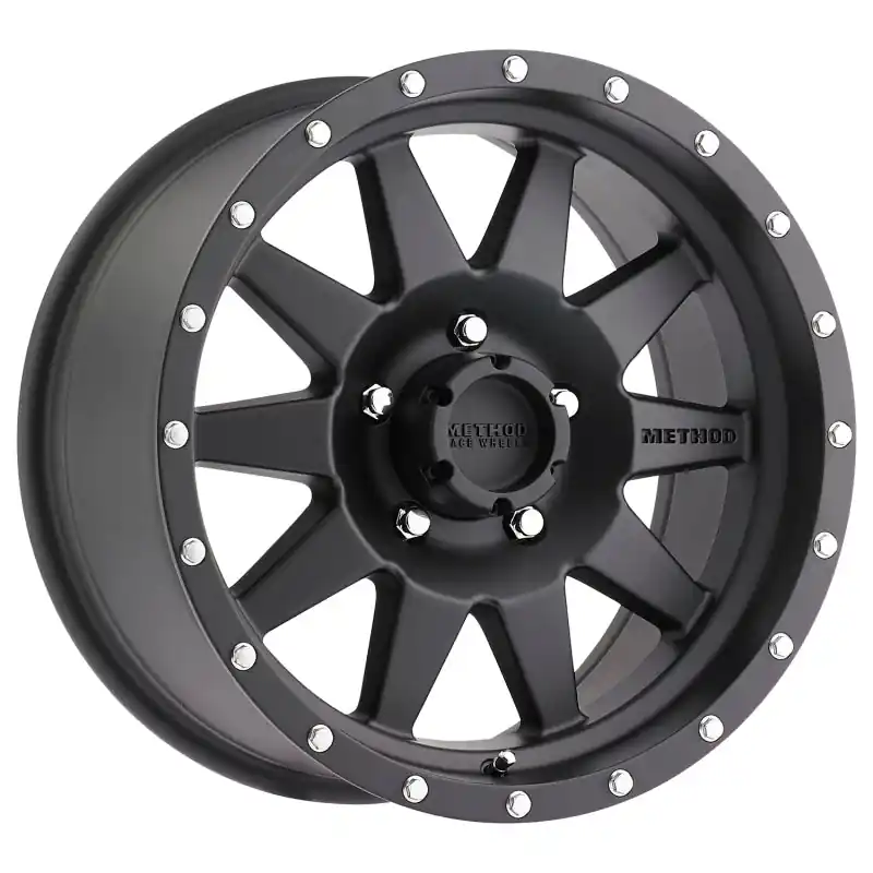 Method MR301 The Standard 15x7 -6mm Offset 5x5.5 108mm CB Matte Black Wheel Special Offer