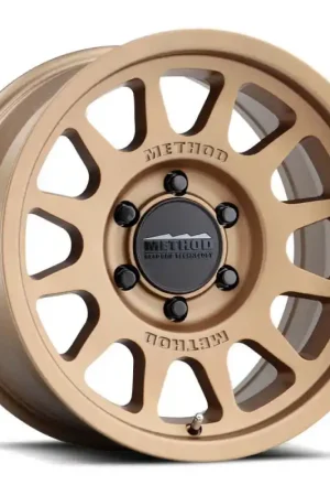 New Arrival Method MR703 17x9 / -12mm Offset / 106.25mm Bore / 6x5.5 BP / 4.8in BS - Method Bronze Wheel