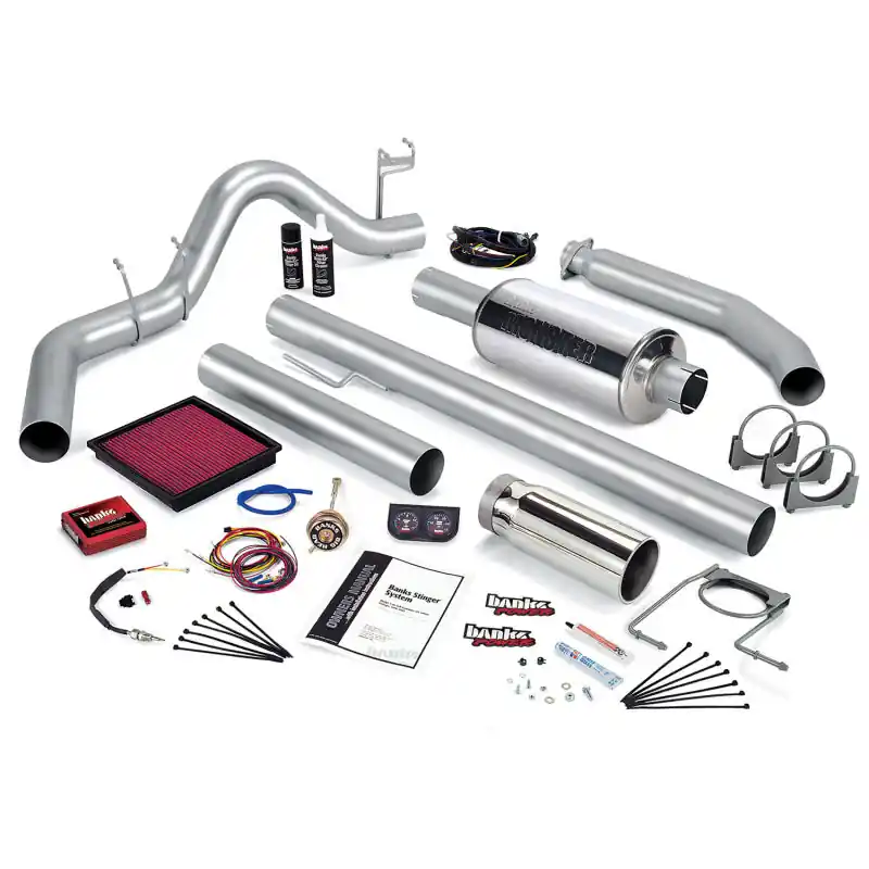Banks Power 02 Dodge 5.9L 245Hp Ext Cab Stinger System - SS Single Exhaust w/ Chrome Tip Direct From Factory