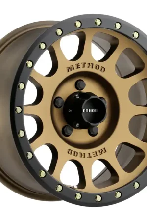 Method MR305 NV 17x8.5 0mm Offset 5x5.5 108mm CB Method Bronze/Black Street Loc Wheel Trending