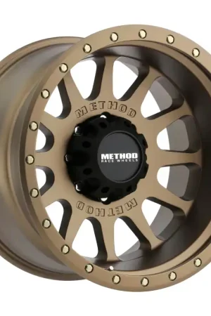 Mega Sale Method MR605 NV 20x10 -24mm Offset 8x6.5 121.3mm CB Method Bronze Wheel