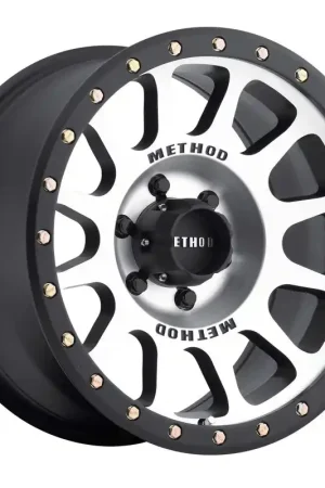 Free Delivery Method MR305 NV 18x9 0mm Offset 6x5.5 108mm CB Machined/Black Street Loc Wheel