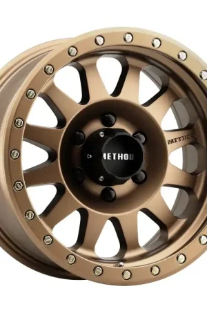 Direct From Factory Method MR304 Double Standard 18x9 -12mm Offset 6x5.5 108mm CB Method Bronze Wheel