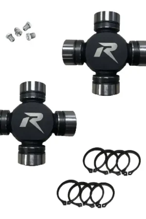 Premium Revolution Gear & Axle Heavy Duty Chromoly Dana 60 U-Joint w/Snap Ring & Zerk Fitting - Single