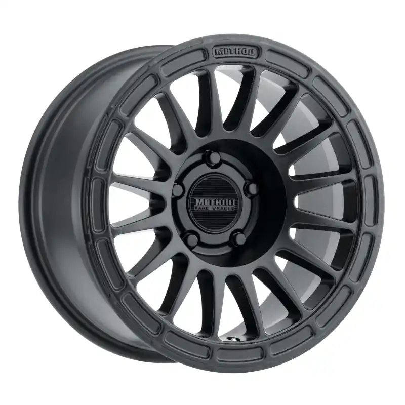Affordable Method MR314 17x8.5 0mm Offset 5x5 71.5mm CB Matte Black Wheel