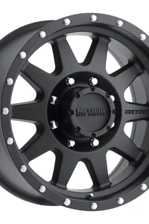 Sale Method MR301 The Standard 16x7 0mm Offset 8x6.5 130.81mm CB Matte Black Wheel