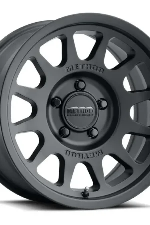 Method MR703 17x9 / -12mm Offset / 71.5mm Bore / 5x5 BP / 4.8in BS - Matte Black Wheel Instant Buy