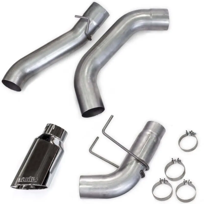 Order Now Banks Power 19-23 Dodge Ram Crew Cab 6.7L Cummins Monster Exhaust - SS Single Exhaust w/ Chrome Tip