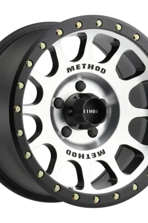 Worldwide Shipping Method MR305 NV 16x8 0mm Offset 5x4.5 83mm CB Machined/Black Street Loc Wheel