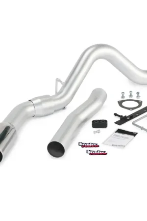 Banks Power 15 Chevy 6.6L LML ECLB/CCSB/CCLB Monster Exhaust Sys - SS Single Exhaust w/ Chrome Tip Bargain