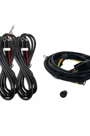 KC HiLiTES Platform One Profile SideCast 4-Light Wiring Kit for 05-23 Toyota Tacoma Double Cab Wholesale
