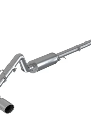 Price Cut MBRP 2019 Ford Ranger Ecoboost 2.3L 4in OD Tip Single Side Exit 3in T304 Cat Back