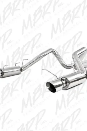 In Demand MBRP 11-12 Ford Shelby GT 500 T304 3in Cat Back Dual Split Rear Race Version 4.5in Tips