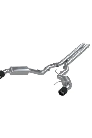MBRP 15-17 Ford Mustang GT 5L(Coupe) 3in Catback Dual Split Rear w/ 4.5in Carbon Fiber Tips (Street) Limited Edition