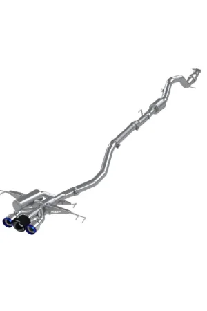 MBRP 17-22 Honda Civic Type R 2.0L T304 SS 3in Cat-Back w/Triple Center Out- Burnt Tips(NO CARBON) Grab Now