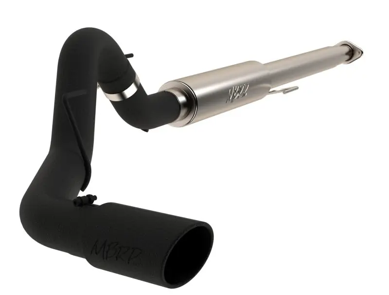 MBRP 2015 Ford F-150 2.7L / 3.5L EcoBoost 4in Cat Back Single Side Black Exhaust System One Day Deal