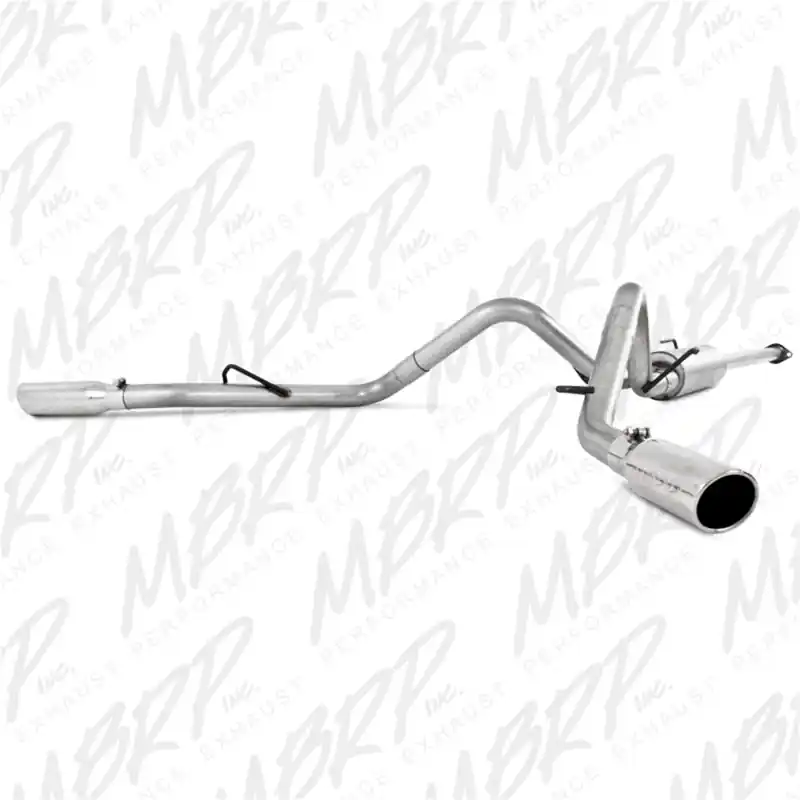 Order Now MBRP 05-13 Toyota Tacoma 4.0L EC/CC AL Dual Split Side Cat Back Exhaust