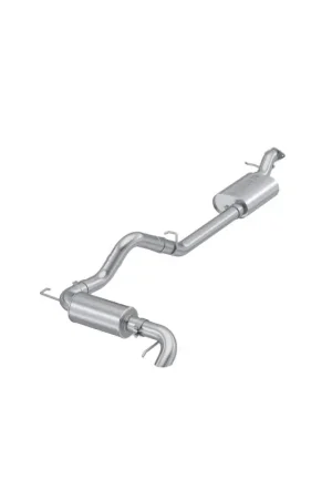 Affordable MBRP 2021-2023 Ford Bronco 2.3L/2.7L Aluminized Steel 3in Cat-Back, Single High Clearance Rear Exit