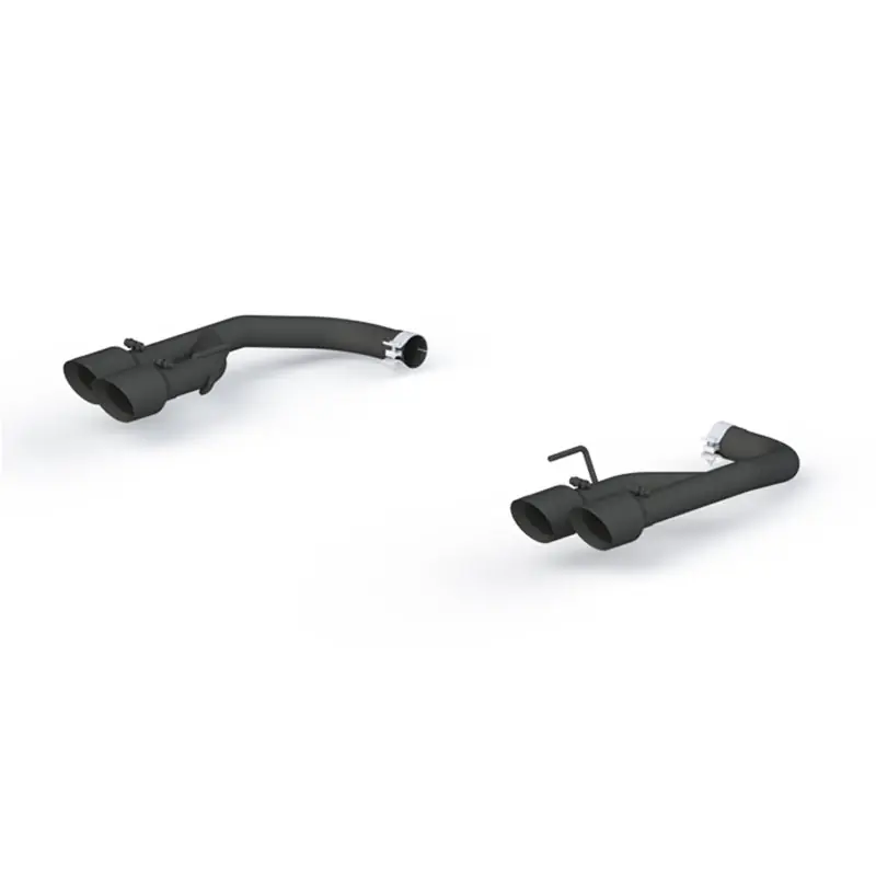 Free Returns MBRP 18-20 Ford Mustang GT 2.5in Black Coated Non Active Dual Axle Back Exhaust - 4in Dual Wall Tips