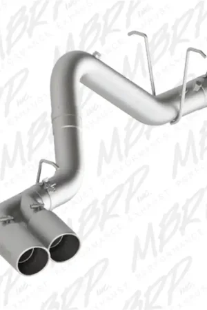 MBRP 11-15 Chevy/GMC 2500/3500 4in Filter Back Dual Outlet Single Side Alum Exhaust System Markdown