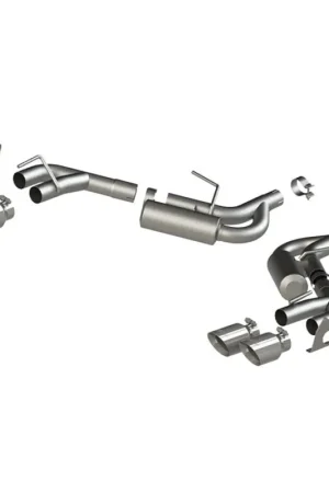 Viral MBRP 16-19 Chevrolet Camaro V6 2.5in T304 NPP Dual Axle Back Exhaust w/ 4in Quad Dual Wall Tips