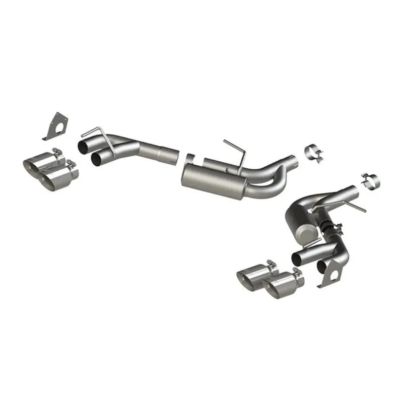 Viral MBRP 16-19 Chevrolet Camaro V6 2.5in T304 NPP Dual Axle Back Exhaust w/ 4in Quad Dual Wall Tips