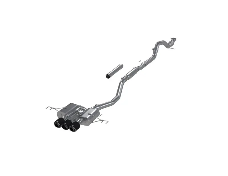 Editor’s Pick MBRP 23-24 Honda Civic Type R 2.0L T304 SS 3in Cat-Back Exhaust Triple Center Outlet w/ Carbon Tips