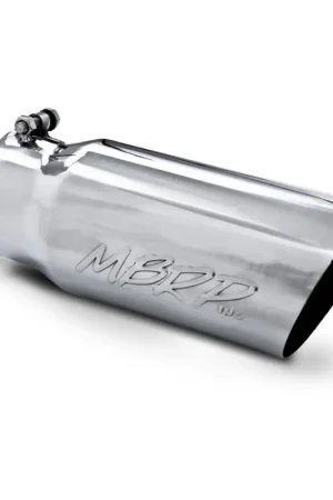 Next Day Delivery MBRP Universal Tip 5 O.D. Angled Single Walled 4 inlet 12 length