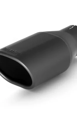 Banks Power Tailpipe Tip Kit - SS Obround Angle Cut - Black - 2.5in Tube 3.13in X 3.75in X 11in Cheap