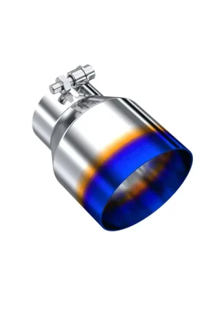 New Release MBRP Universal Stainless Steel Dual Wall Tip 4.5in OD/3in Inlet/6.13in L