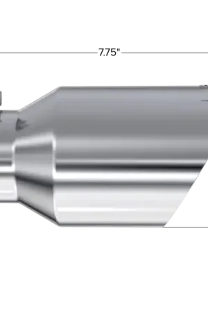 MBRP Universal Tip 4in O.D. Dual Wall Angled 2.5in inlet 8in length T304 Today Only