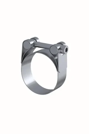 Warranty Included MBRP Universal 1.875in Barrel Band Clamp - Stainless (NO DROPSHIP)