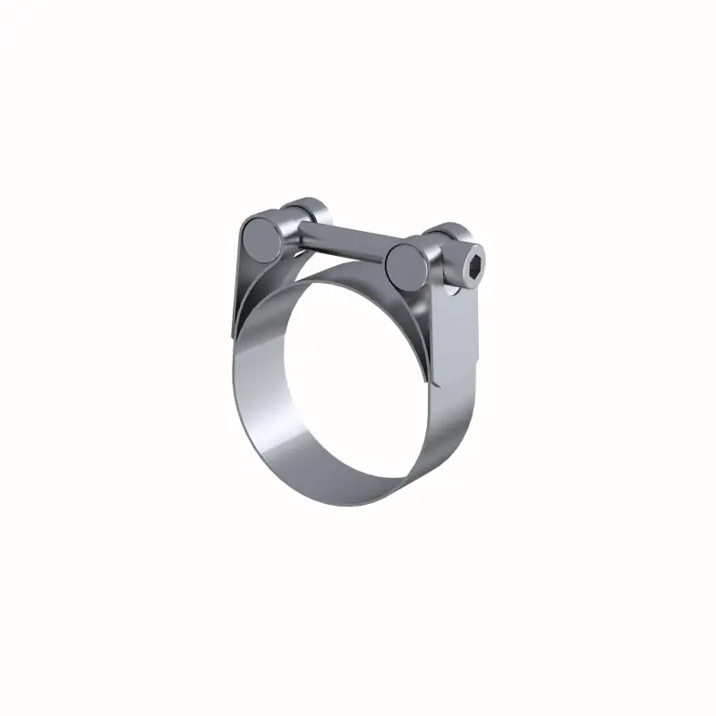 Warranty Included MBRP Universal 1.875in Barrel Band Clamp - Stainless (NO DROPSHIP)