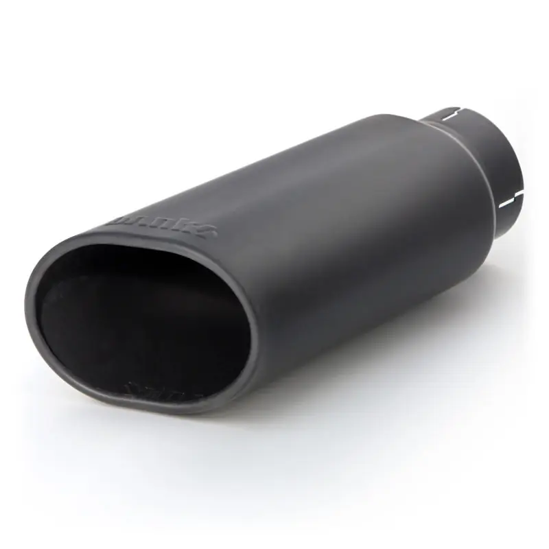Editor’s Pick Banks Power Tailpipe Tip Kit - SS Obround Slash Cut - Black - 3.5in Tube - 4.38in X 5.25in X 13.38in