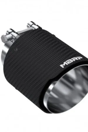 Price Cut MBRP Universal Carbon Fiber Dual Wall Tip 4.5in OD/3in Inlet/6.13in L