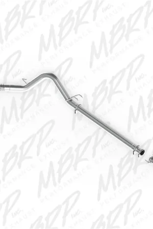 MBRP 08-10 Ford 6.4L F250/350/450 4 inch Filter Back Single Side Exit Aluminum and Down Pipe New Release