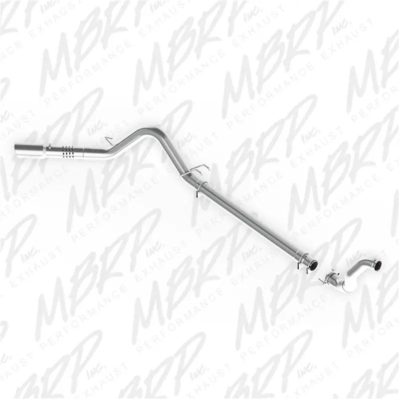 MBRP 08-10 Ford 6.4L F250/350/450 4 inch Filter Back Single Side Exit Aluminum and Down Pipe New Release