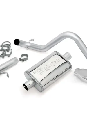 Banks Power 12-15 Jeep 3.6L Wrangler (All) - 2dr Monster Exh Sys - SS Single Exh w/ Chrome Tip Last Chance