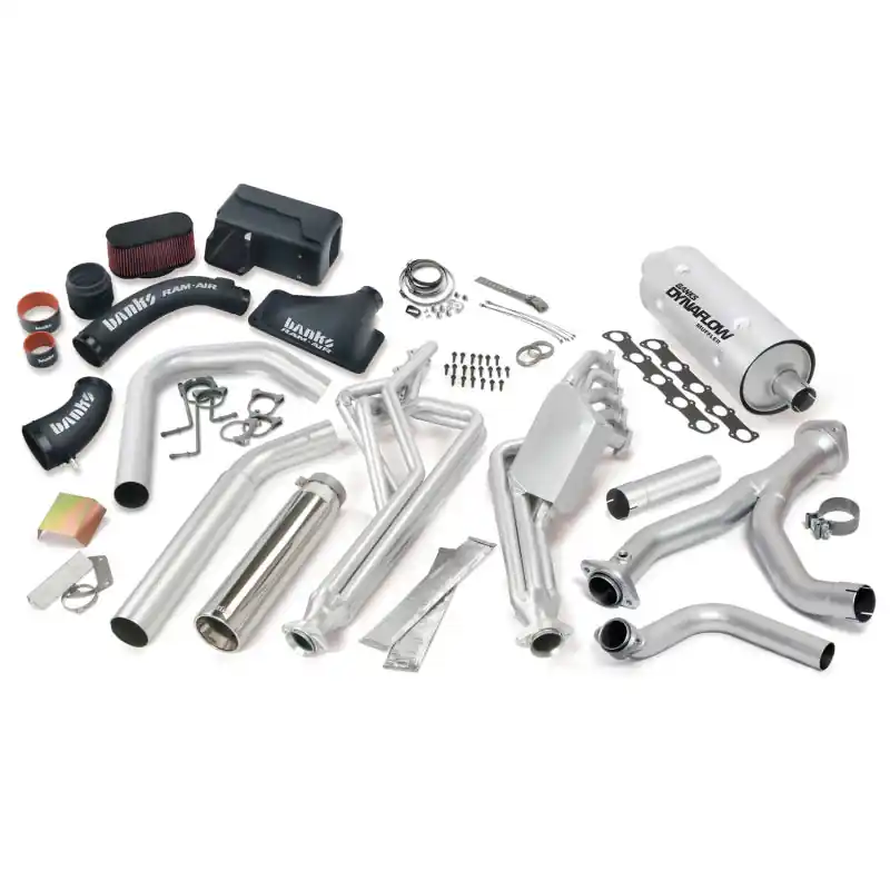 Luxury Banks Power 16-17 Ford 6.8L MH-A Left Exit PowerPack System - Chrome Tip