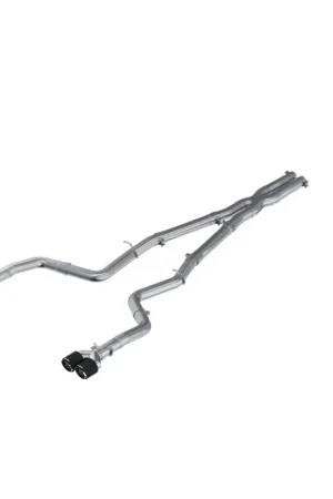 MBRP 15-16 Dodge Challenger 5.7L HEMI SS 3in Quad Split Rear Exit w/ Carbon Fiber Tips - T304 Warranty Included