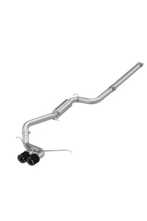 Money Back Guarantee MBRP 13-18 Ford Focus ST 2.0L EcoBoost SS 3in Cat-Back Dual Outlet w/ Carbon Fiber Tips - T304