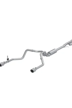 Limited Offer MBRP 2019+ Chevrolet Silverado 1500 / 2019+ GMC Sierra 1500 Alum. 3in Armor Lite Cat-Back Exhaust