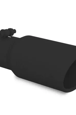 MBRP Universal Tip 4in OD 3in Inlet 10in Length Angled Rolled End Black Order Now