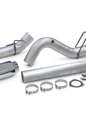 Banks Power 2017 Ford 6.7L 5in Monster Exhaust System - Single Exhaust w/ Chrome Tip Crafted