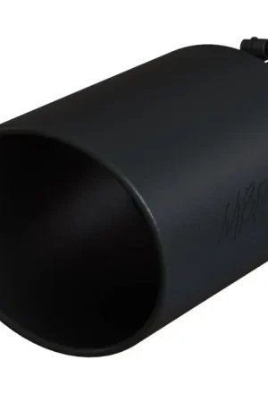 MBRP Universal Tip 8in OD Rolled End 5in Inlet 18in Length T304 - Black Seasonal Sale