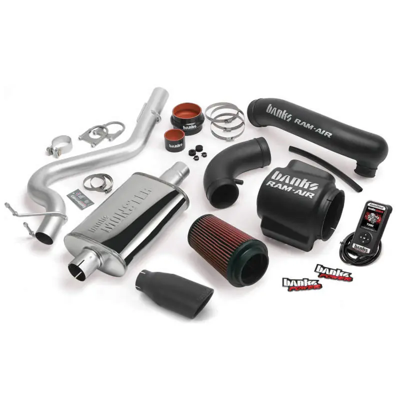 Banks Power 04-06 Jeep 4.0L Wrangler Stinger System - SS Single Exhaust w/ Black Tip Best Choice