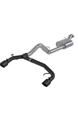 Luxury MBRP 21-22 Ford Bronco 2.3/2.7L EcoBoost 2/4-Dr 3in Catback Dual Split Rear Exit BLK AL