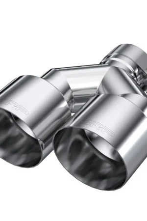 Authentic MBRP Universal T304 SS Dual Tip 4in OD/2.5in Inlet