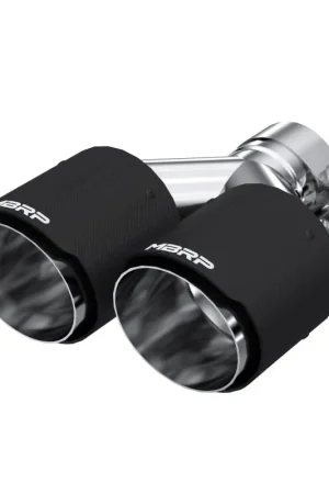 MBRP Universal Carbon Fiber Dual Tip 4in OD/2.5in Inlet Express Delivery