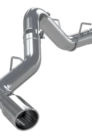 MBRP 2020+ GMC/Chevy 2500/3500 6.6L Duramax 4in Mand Bent Tubing AL-Ser Cat Back Single Side - Alum Sale